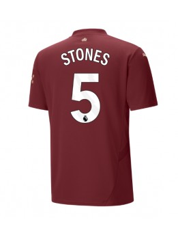 Billige Manchester City John Stones #5 Tredjedrakt 2024-25 Kortermet